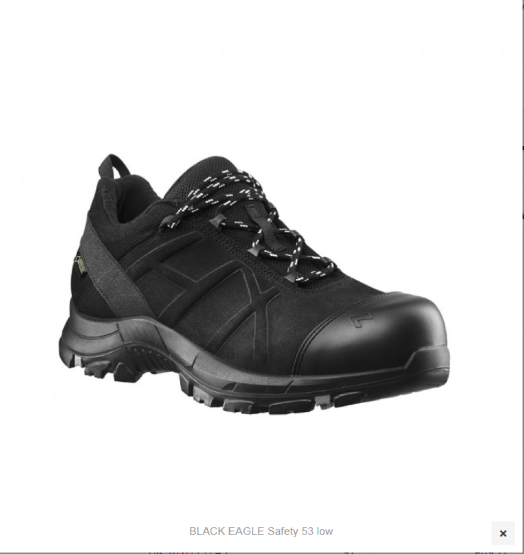 HAIX Black Eagle Safety 53 Low UK 8,5 maat 43